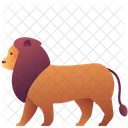 사자 동물원 동물 아이콘
