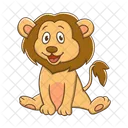 Lion Wildlife Animal Icon