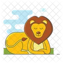Lion Wild Wildlife Icon