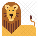 Lion Animal Safari Icon