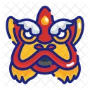 Lion Dance Performance Culture Icon