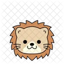 Lion Emoji Face Icon