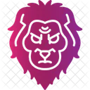 Lion Face  Icon
