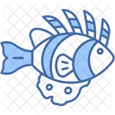 Lion Fish Venomous Striped Icon