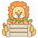 Lion Africa Big Cat Icon