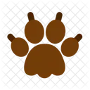 Lion footprints  Icon