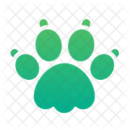 Lion footprints  Icon