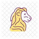 Lion head symbol  Icon