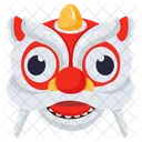 Lion Mask Evil Spirits Icon