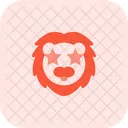 Lion Star Struck Icon