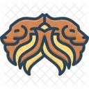 Lions Face Animal Icon