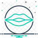 Lip Kiss Body Part Icon