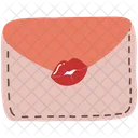 Lip Envelope Love Letter Icon