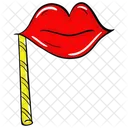 Lip Prop Face Mask Carnival Mask Icon