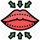 Lip Shape Correction Icon