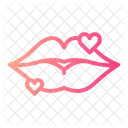 Lippen Kuss Madchenhafte Symbole Symbol