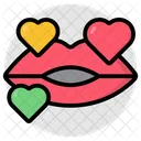 Lippen Romantik Kuss Symbol