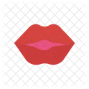 Herz Kuss Lippe Symbol