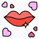 Lippen Kuss Liebe Symbol