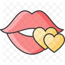 Lippenkuss Symbol