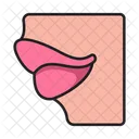 Lippen Mund Gesicht Symbol