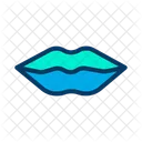 Kuss Schminke Halloween Symbol