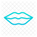 Kuss Schminke Halloween Symbol