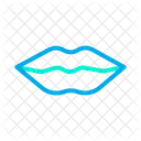 Kuss Schminke Halloween Symbol