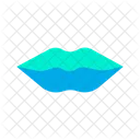 Kuss Schminke Halloween Symbol