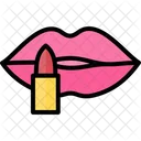 Lippen Make-up  Symbol