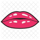 Weibliche Lippen Lippenaufkleber Mund Symbol