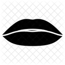 Weibliche Lippen Lippenaufkleber Mund Symbol