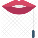 Lippenstift auftragen  Symbol