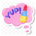 Lippenstift  Symbol