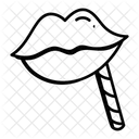 Lippe stütze  Symbol