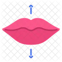 Lippenvergrößerung  Symbol