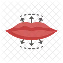 Lippenvergrößerung  Symbol