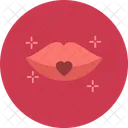 Lips Love Heart Icon