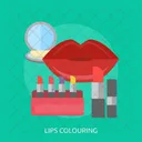 Lips Colouring Mouth Icon