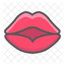 Lips Kiss Lipstick Icon