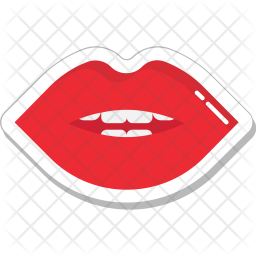 Lips Icon - Download in Flat Style