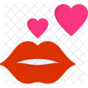 Lips Kiss Love Icon