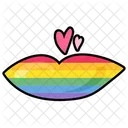 Lips Pride Homosexual Icon