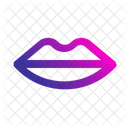 Lips Kiss Feminine Icon