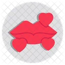 Lips Romance Kiss Icon