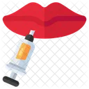 Grooming Lips Injection Filler Icon