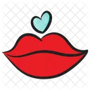 Female Lips Romantic Lips Lipstick Icon