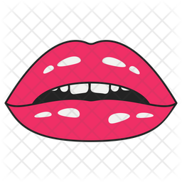 Download Free Lips Makeup Colored Outline Icon Available In Svg Png Eps Ai Icon Fonts