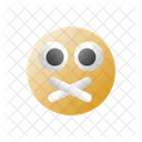 Lips Sealed Emoji Speechless Icon