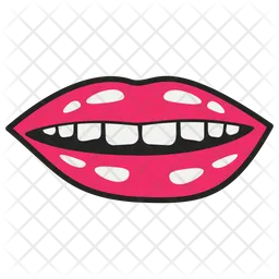 Lips Sticker  Icon